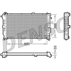 Aušinimo radiatorius
                                DENSO                                                DRM20021, DENSO, D