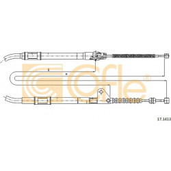 trosas, stovėjimo stabdys
                                COFLE                                                17.1413, Nenu