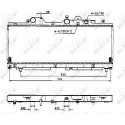 Aušinimo radiatorius
NRF 53221, NRF, 53221, a