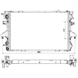 Aušinimo radiatorius
                                NRF                                                53796, NRF, 53796, a