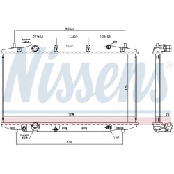 Aušinimo radiatorius
NISSENS 681408, NISSENS,