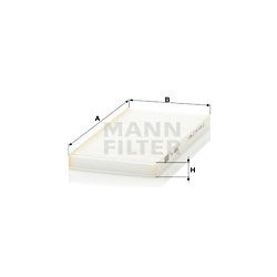 filtras, salono oras
                                MANN-FILTER                                                CU2214-2, MAN