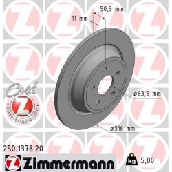 stabdžių diskas (1vnt) COAT Z
                                ZIMMERMANN                                                250