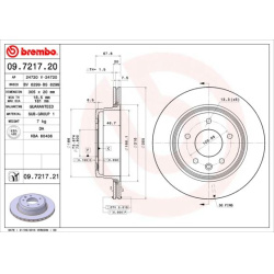 stabdžių diskas (1vnt) PRIME LINE - UV Coated
                                BREMBO                                       