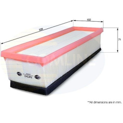Filtras oro
                                COMLINE                                                EAF543, COMLINE, EAF543, a
