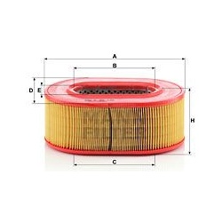 oro filtras
                                MANN-FILTER                                                C25124, MANN-FILTER, C