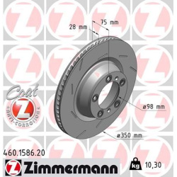 stabdžių diskas (1vnt) COAT Z
                                ZIMMERMANN                                                460