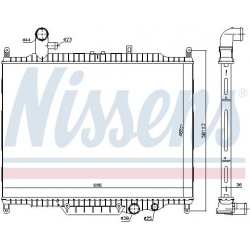 Aušinimo radiatorius
                                NISSENS                                                64332, NISSENS, 