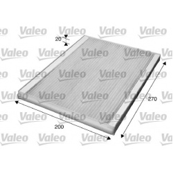 filtras, salono oras VALEO ESSENTIAL
                                                715609, VALEO, 715609, auto detalė