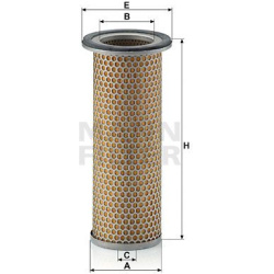 antrinis oro filtras
                                MANN-FILTER                                                C1281, MANN-F