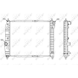 Aušinimo radiatorius
                                NRF                                                53637, NRF, 53637, a