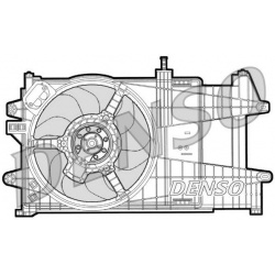 ventiliatorius, radiatoriaus
                                DENSO                                DER09039, DENSO, DER09039, 