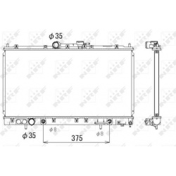 Aušinimo radiatorius
                                NRF                                                53313, NRF, 53313, a