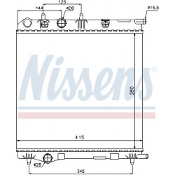 Aušinimo radiatorius
                                NISSENS                                636002, NISSENS, 636002, auto de