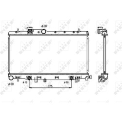 Aušinimo radiatorius
                                NRF                                                53698, NRF, 53698, a