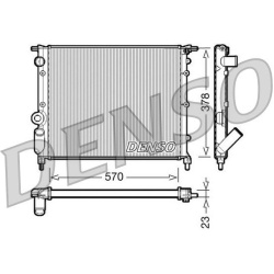 Aušinimo radiatorius
                                DENSO                                                DRM23013, DENSO, D