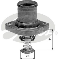 termostatas, aušinimo skystis
                                GATES                                TH24989G1, GATES, TH24989