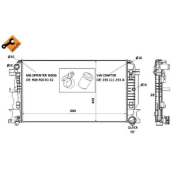 Aušinimo radiatorius
                                NRF                                                53885, NRF, 53885, a