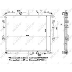 Aušinimo radiatorius
                                NRF                                                53921, NRF, 53921, a