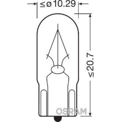 lemputė, salono apšvietimas ORIGINAL
                                OSRAM                                2840, OSRAM, 2840