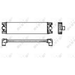 tarpinis suslėgto oro aušintuvas, kompresorius
                                NRF                                         