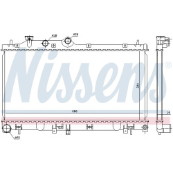 Aušinimo radiatorius
NISSENS 67721, NISSENS,