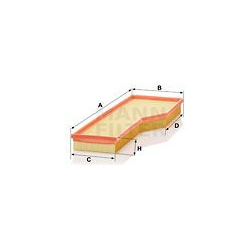 oro filtras
                                MANN-FILTER                                                C54165, MANN-FILTER, C