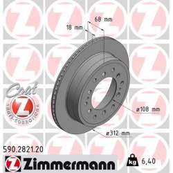 stabdžių diskas (1vnt) COAT Z
ZIMMERMANN 590