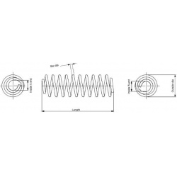 spyruoklė MONROE SPRINGS
                                                SP1953, MONROE, SP1953, auto detalė