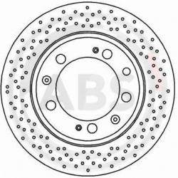 stabdžių diskas (1vnt) COATED
                                A.B.S.                                                16492, 