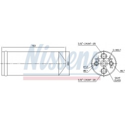 džiovintuvas, oro kondicionierius
                                NISSENS                                                955
