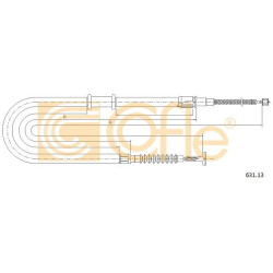 trosas, stovėjimo stabdys
                                COFLE                                                631.13, Nenur