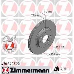 Stabdžių diskas COAT Z
                                ZIMMERMANN                                                470.5403.2