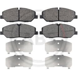 stabdžių trinkelių rinkinys, diskinis stabdys
                                A.B.S.                                      