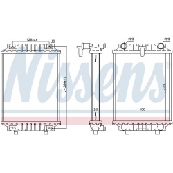 Aušinimo radiatorius
                                NISSENS                                                60351, NISSENS, 