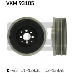 skriemulys, alkūninis velenas
                                SKF                                                VKM 93105, 