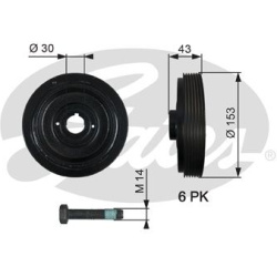 GATES                                TVD1005A, GATES, TVD1005A, auto detalė