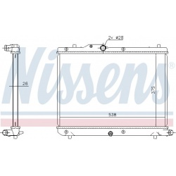 Aušinimo radiatorius
                                NISSENS                                                69403, NISSENS, 