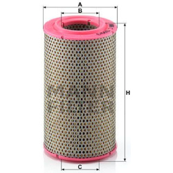 oro filtras
                                MANN-FILTER                                C1399/3, MANN-FILTER, C13993, auto det