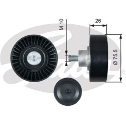 kreipiantysis skriemulys, V formos rumbuotas diržas DriveAlign™
                                GATES                     