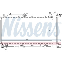 Aušinimo radiatorius
                                NISSENS                                                67717, NISSENS, 