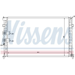 Aušinimo radiatorius
                                NISSENS                                                63747, NISSENS, 