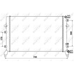 Aušinimo radiatorius
                                NRF                                                53884, NRF, 53884, a