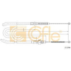 trosas, stovėjimo stabdys
                                COFLE                                                17.2706, Nenu