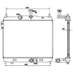 Aušinimo radiatorius
                                NRF                                                53169, NRF, 53169, a