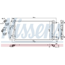 kondensatorius, oro kondicionierius ** FIRST FIT **
NISSENS