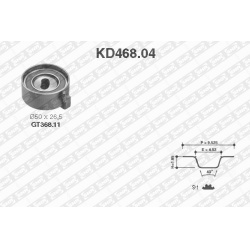 paskirstymo diržo komplektas
                                SNR                                                KD468.04, SN