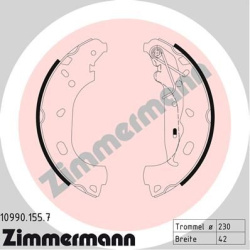 stabdžių trinkelių komplektas
                                ZIMMERMANN                                                10