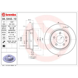 stabdžių diskas (1vnt) PRIME LINE
                                BREMBO                                                08.
