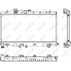 Aušinimo radiatorius
                                NRF                                                53038, NRF, 53038, a